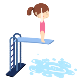 —Pngtree—diving athlete cartoon_4474743